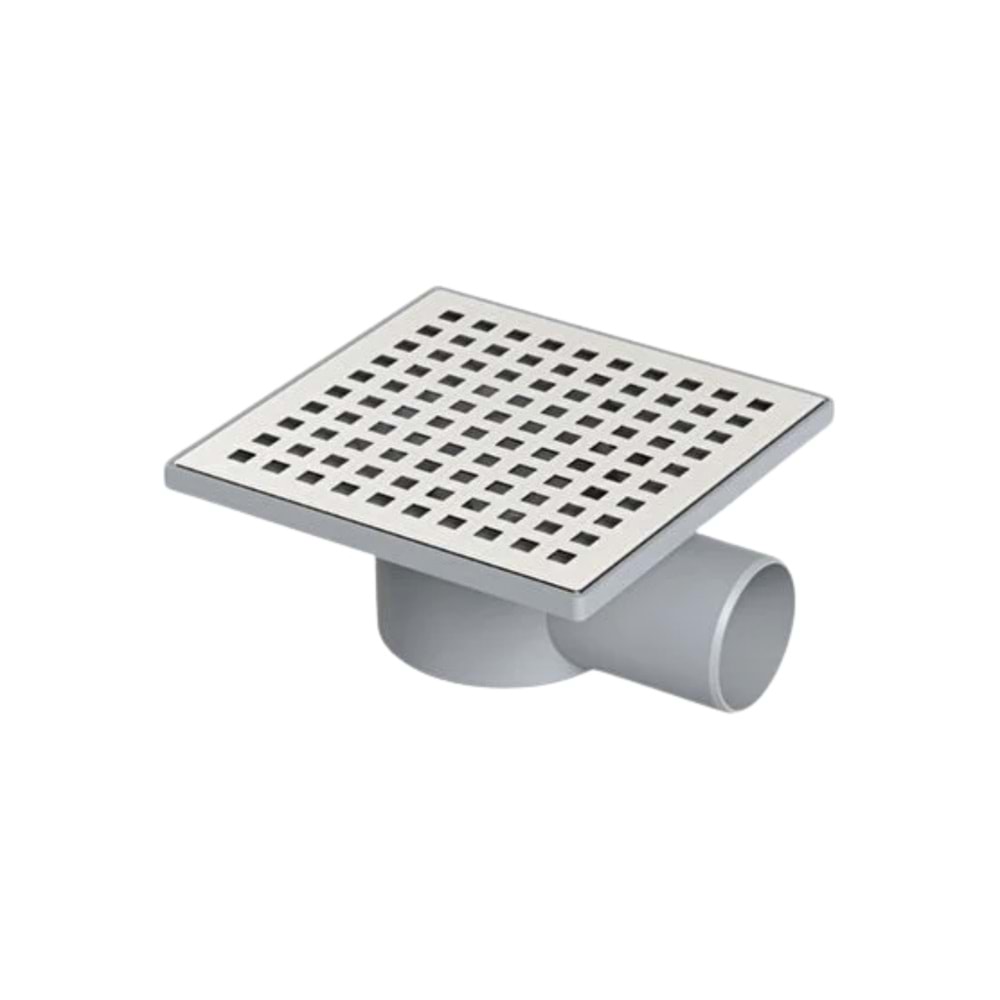 ÖZBEST-PLASTTURCA YAN ÇIKIŞ 50 YER SÜZGECİ KROM 15*15 2 İNÇ KROM