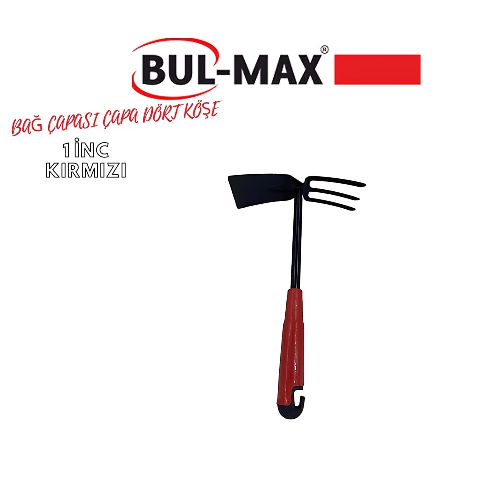 BUL-MAX BAĞ ÇAPASI ÇAPA DÖRT KÖŞE 1 İNÇ KIRMIZI