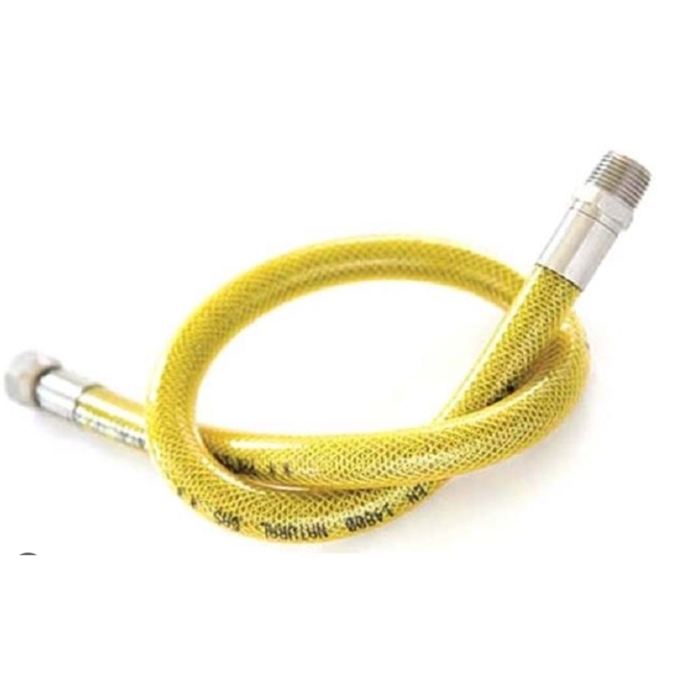 73 PEPE DİŞİ-DİŞİ GAZ FLEXİ 1/2*1/2 50 CM SARI