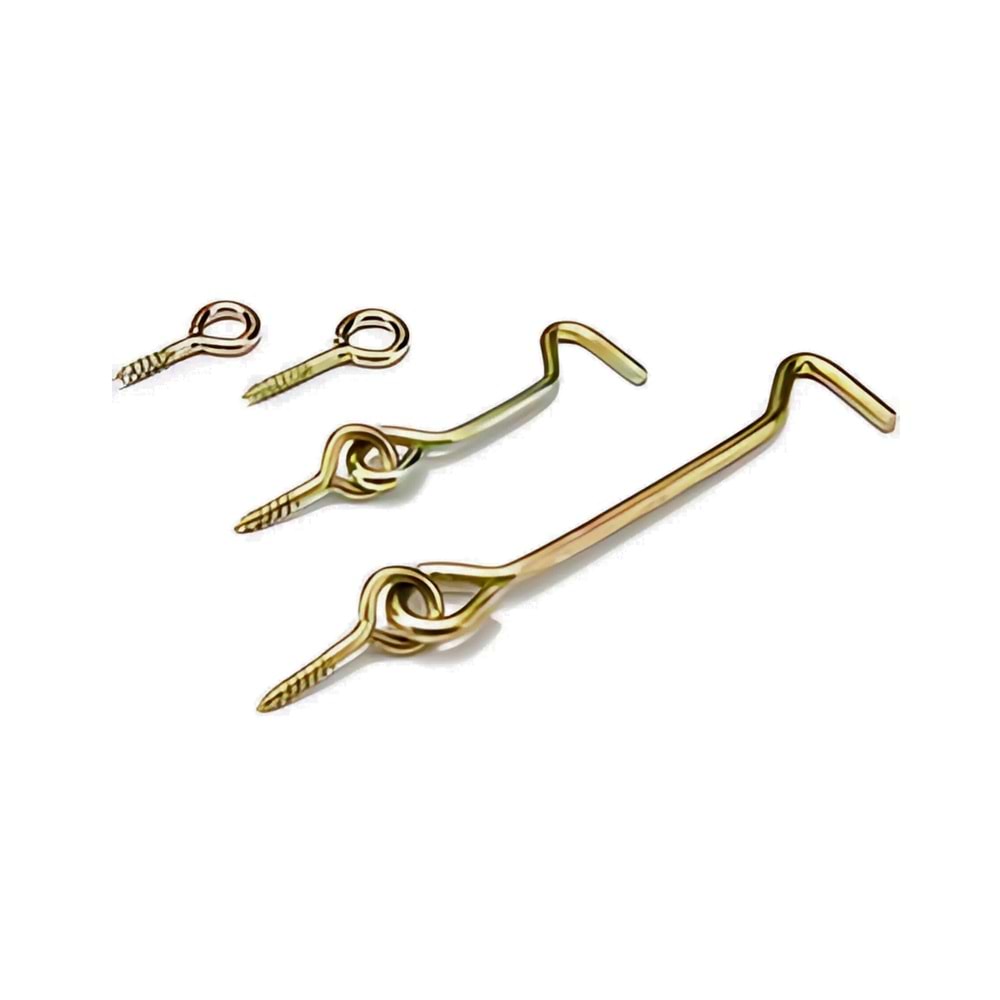 ER-SA MAYMUNCUK PENCERE KOL DEMİRİ 100 ADET 80 MM SARI