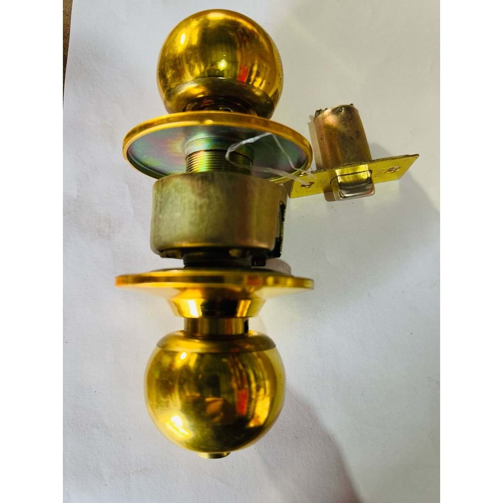 OTEL KAPI KİLİDİ PRİNÇ 60 MM SARI TENYALE