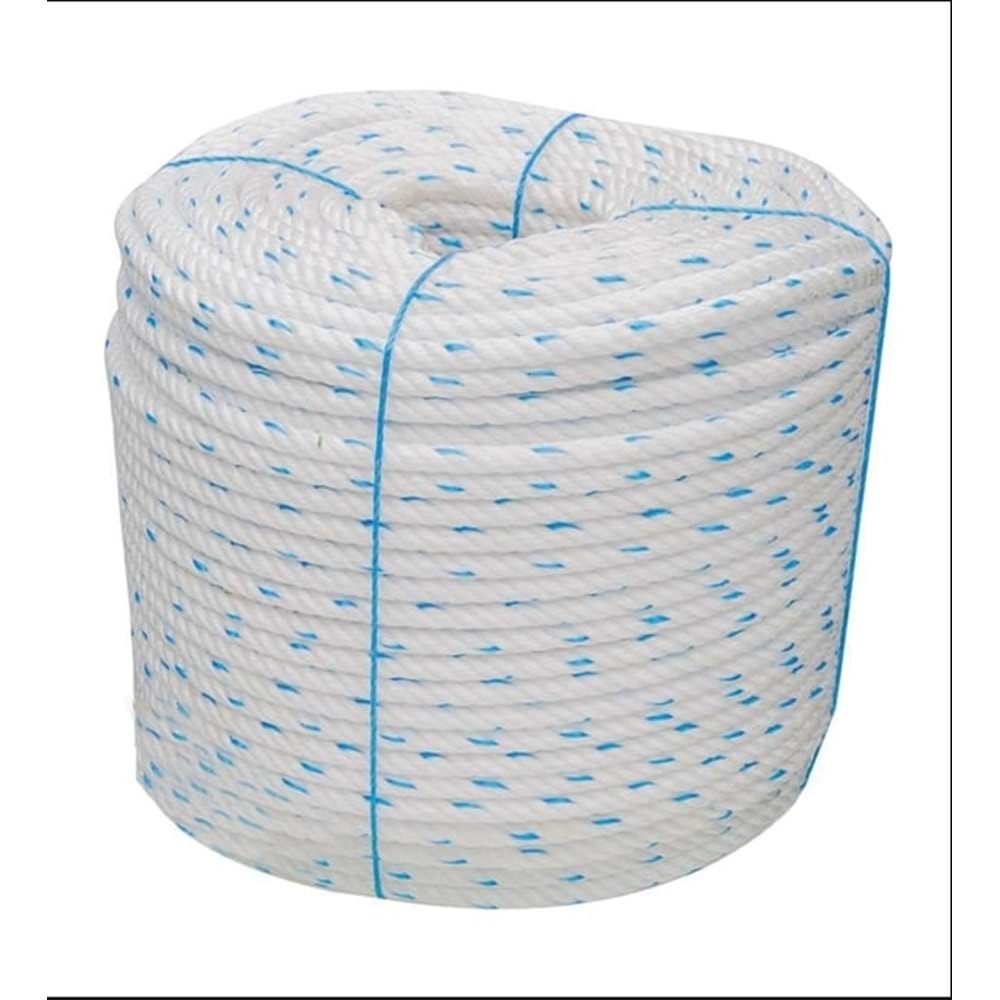 NAYLON HALAT 8 MM BEYAZ EBA