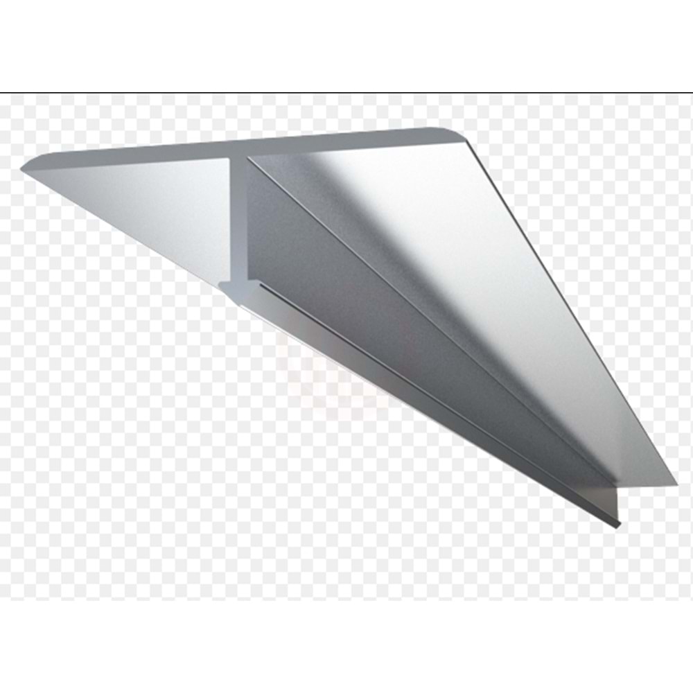 T PROFİLİ ALİMİNYUM TEK DAMAK 20 MM*2.70 MT MAT PROPLAS