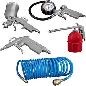 HAVA TABANCA SETİ--5 PARÇA-GÜDE-