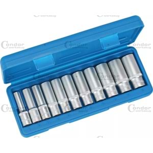 LOKMA TAKIMI UZUN-11 PCS-3/8 CONDOR KROM