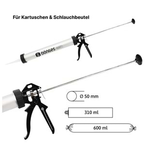 SOSİS TABANCASI-SOSİS-600 ML-EDU-GRİ