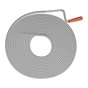 LAVABO AÇMA TELİ-SPRAL-9 MM- 5 MT-WİFU-KROM