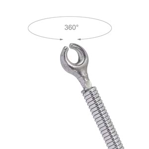 LAVABO AÇMA TELİ-SPRAL-9 MM- 5 MT-WİFU-KROM