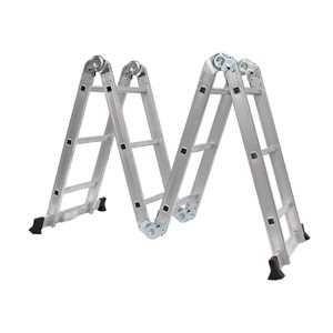 MERDİVEN AKROBAT-ALÜMİNYUM-4*3= 12 BASAMAK-VİZYON-