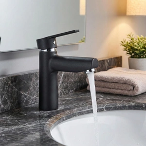 LAVABO ÇEŞMESİ MİX ZİFİR SİYAH TM062 SİYAH Y.A.Ş