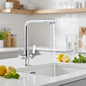 MUTFAK ÇEŞMESİ MİX SERA ARITMA ÇIKIŞLI SM006 KROM Y.A.Ş