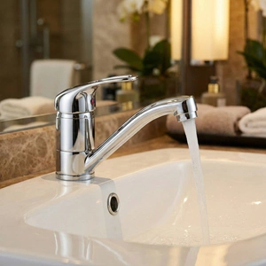 LAVABO ÇEŞMESİ MİX DÖNER KLASİK TM008 KROM Y.A.Ş