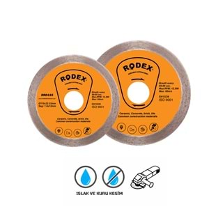 RODEX RRD180 ELMASLI SERAMİK KESME TEPSİ 180 MM SARI