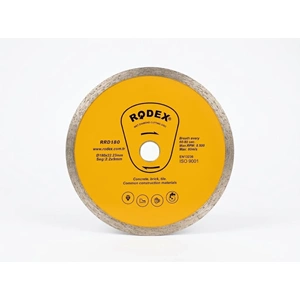 SERAMİK KESME TEPSİ-ELMASLI-180 MM-RODEX-SARI RRD180
