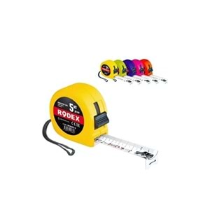 RODEX EKO ŞERİT METRE 5M*25 MM KARIŞIK RHT0680525