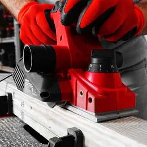 RODEX PLANYA MAKİNESİ ELEKTİRİK 82*3,5MM 910W KIRMIZI RDX3901