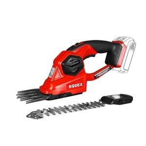 RODEX ÇİM MAKASI ÇİT BUDAMA AKÜLÜ 20V 199 MM 1200 RPM RPX2620