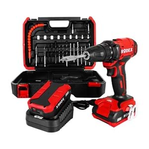 A.MATKAP 10MM 0- 350/0-1350RPM 35NM2X LI-ION 20V/2.0Ah2 VİTES 17 PRÇ RODEX RDX3375A