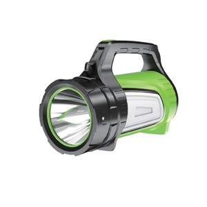 FENER-LED-ŞARJLI-8W-6000 MA-KLAUS-YEŞİL