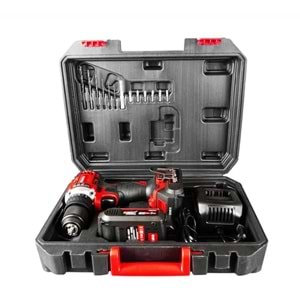 RODEX BMC AKÜLÜ KÖMÜRSÜZ MATKAP 2 VİTES 13 MM 500/1800 RPM 50NM 20V 2X LI-ION RPX2330F