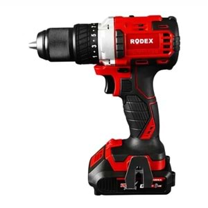 RODEX BMC AKÜLÜ KÖMÜRSÜZ MATKAP 2 VİTES 13 MM 500/1800 RPM 50NM 20V 2X LI-ION RPX2330F