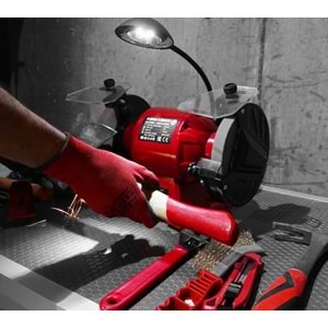 RODEX ELEKTRİKLİ BAKIR SARGI ZIMPARA TAŞ MOTORU 150 MM 2950 RPM 250W RDX4151