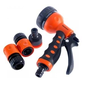 SU TABANCASI SÜZGEÇLİ SET 4LÜ SET 7 FONKSİYONLU TURUNCU MEDALYAN