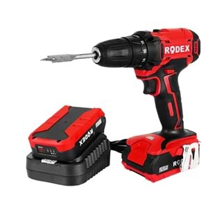 RODEX AKÜLÜ MATKAP VİDALAMA 10 MM 350/1350 RPM 35NM 2X LI-ION 20V/2.0AH 2 VİTES RDX3375