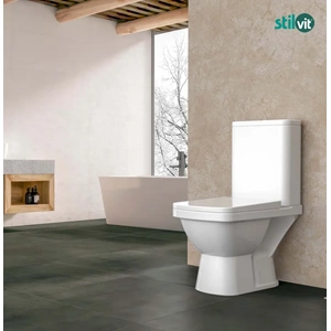TUVALET+REZARVUAR ALT ÇIKIŞ 43KG ROZA STİLVİT STL-031