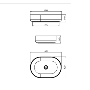 LAVABO TEZGAH ÜSTÜ PATERA STİLVİT PTR-753