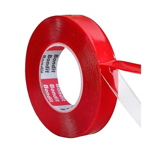 AYNA BANTI-ÇİFT TARAF-10MM*5 MT-033-KIRMIZI