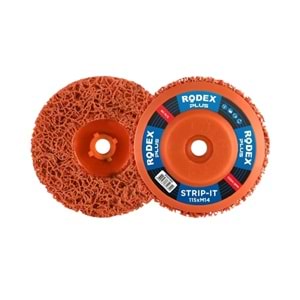 RODEX BOYA -PAS KAZIMA TURUNCU STRİP DİSK 115*22.23 MM GÖBEK TURUNCU RZS115O