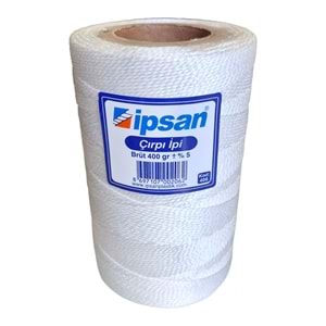 ÇİRPİ İPİ--400GR-İPSAN-BEYAZ