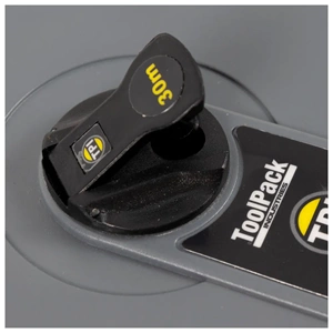METRE ŞERİT-FİBERGLASS-30 MT*14 MM-QFLEXX-GRİ
