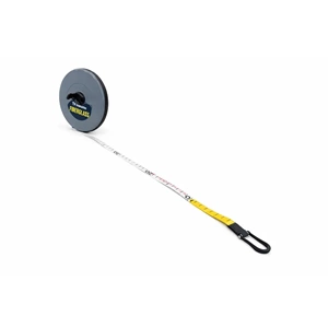 METRE ŞERİT-FİBERGLASS-50 MT-QFLEXX-GRİ