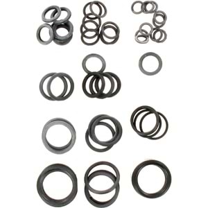 ORİNG SETİ-CONTA SET-HER ÖLÇÜ-WORK-İT-SİYAH