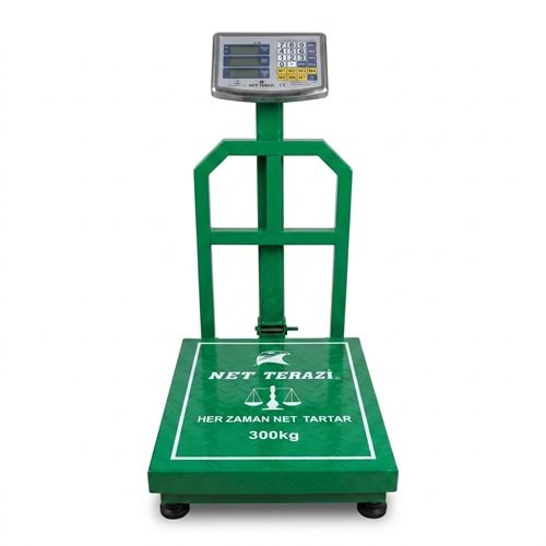 KANTAR ELEKTRONİK-TABLALI-300 KG-NET TERAZİ-YEŞİL