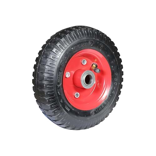 SEZAL METAL JANT EL ARABASI ŞİŞME TEKER 250-4 - 2PR KIRMIZI