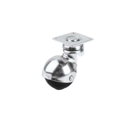 HTS TABLALI KÜRE KOLTUK TEKERİ 40 MM SİYAH