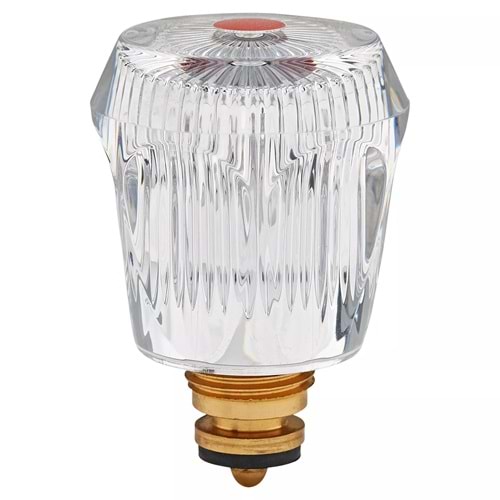 ÇEŞME BAŞI KOMPLE-AKRİLİK CAM-3/8-SICAK-BRUSE-