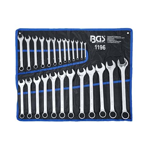 BGS BOLYONA ANAHTAR SET 25 PARÇA 6/7-30/32 MM KROM