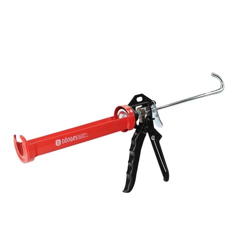 SİLİKON TABANCASI-MEKANİK-225 MM-EDU-KIRMIZI