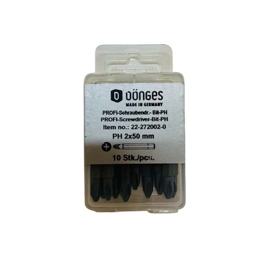 DÖNGES TEK TARAF PH BİTS UÇ PH 2*50 MM KROM