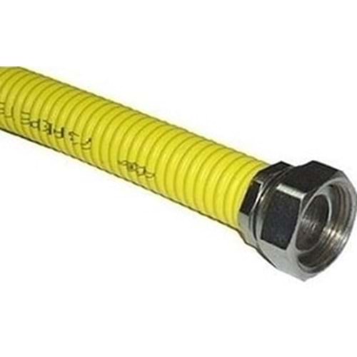 73 PEPE DİŞİ-DİŞİ GAZ FLEXİ 1/2*1/2 60 CM SARI