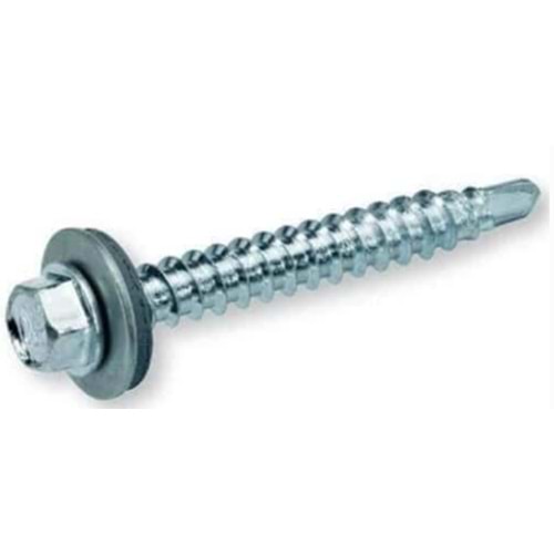 PLATİN MATKAP UÇLU TRAPEZ VİDASI 5.5*50 MM KROM