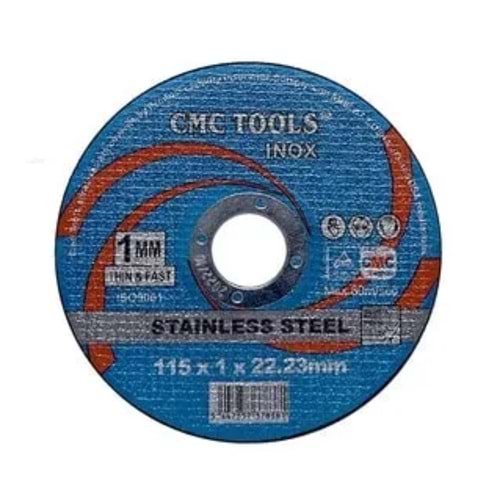 CMC İNOX DEMİR KESME TAŞI 115*1*22.23 MM MAVİ