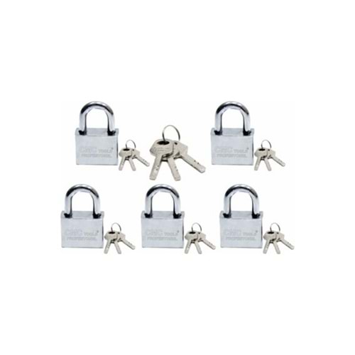 CMC 5 PARÇA MASTER ASMA KİLİT 60 MM SİLVER