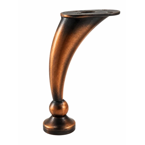 KONİK AYAK KIVRIMLI 12 CM ANTİK BAKIR ORO