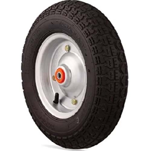 EL ARABASI ŞİŞME TEKER METAL JANT 3.50-7- 6RP SİLVER OMEGA