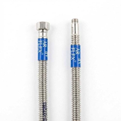 ÇEŞME FLEX 70 ÇELİK-PVC KAPLI 3/8 SİLVER ARFLEX